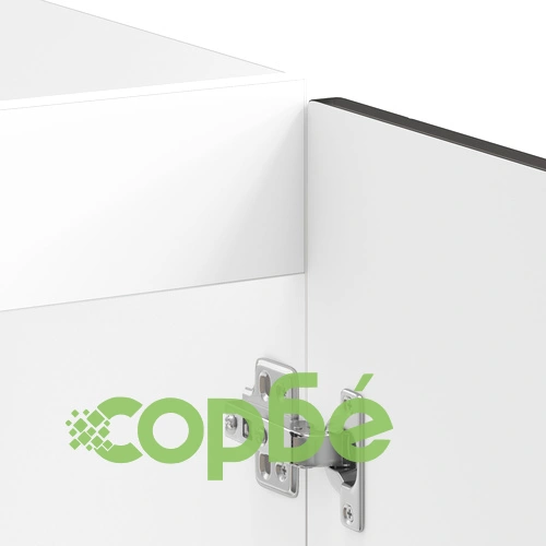 Кухненски шкаф Лука с двойни мивки, черен, 80x46.5x81.5 см, от инженерна дървесина ➤ топ цена ➤ sorbe.bg