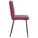 Трапезни столове от кадифе, комплект от 4 броя, виненочервени