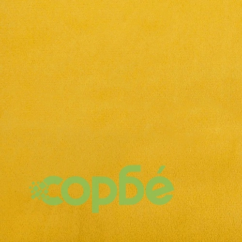 Трапезни столове от кадифе, комплект 4 бр, жълти ➤ топ цена ➤ sorbe.bg