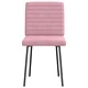Трапезни столове от кадифе, комплект 4 бр., розови, 45x54x83 см