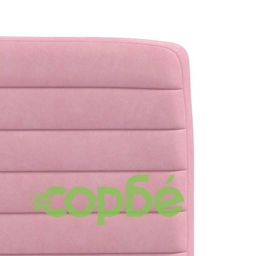 Трапезни столове от кадифе, комплект 4 бр., розови, 45x54x83 см ➤ топ цена ➤ sorbe.bg