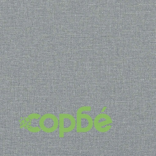 Комплект от 4 Трапезни Стола в Светлосив Текстил с Метална и Дървена Рамка ➤ топ цена ➤ sorbe.bg