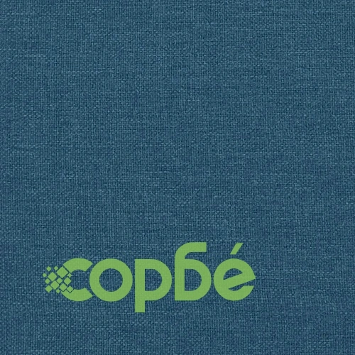 Комплект от 4 Трапезни Стола в Синьо, Текстилна Тапицерия, Метална и Дървена Рамка ➤ топ цена ➤ sorbe.bg