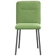 Трапезни столове от кадифе, комплект 4 бр, светлозелени, 45 x 54 x 83 см