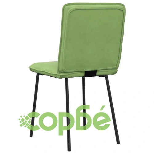 Трапезни столове от кадифе, комплект 4 бр, светлозелени, 45 x 54 x 83 см ➤ топ цена ➤ sorbe.bg