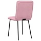 Трапезни столове от кадифе, 4 бр, розови, 45 x 54 x 83 см