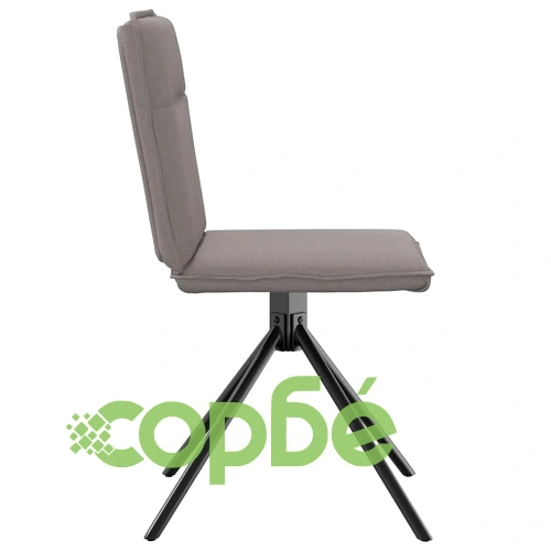 Трапезни столове от текстил, 4 бр, цвят таупе, 46,5 x 53 x 84 см ➤ топ цена ➤ sorbe.bg