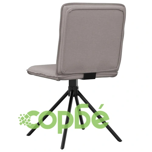 Трапезни столове от текстил, 4 бр, цвят таупе, 46,5 x 53 x 84 см ➤ топ цена ➤ sorbe.bg