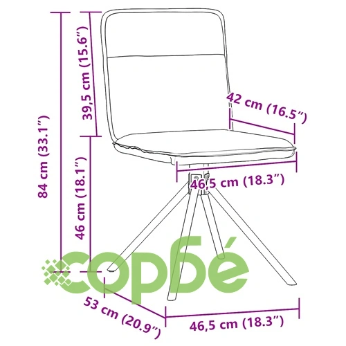 Елегантни трапезни столове от лен, комплект от 4 броя ➤ топ цена ➤ sorbe.bg