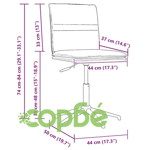 Трапезни столове от кадифе, 2 бр, тъмнозелени, регулируема височина ➤ топ цена ➤ sorbe.bg