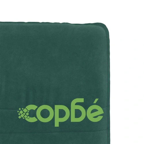 Трапезни столове от кадифе, 2 бр, тъмнозелени, регулируема височина ➤ топ цена ➤ sorbe.bg