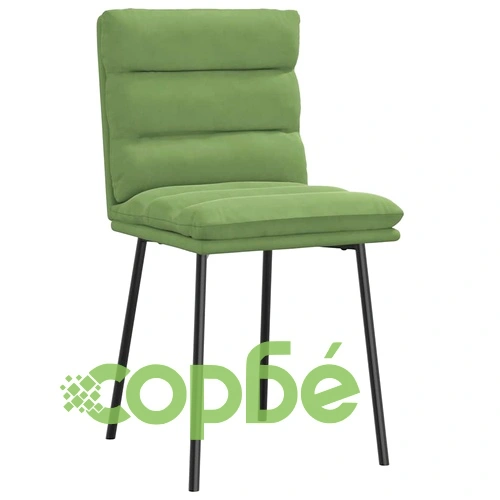 Трапезни столове от кадифе, комплект 4 бр, светлозелени, 45 x 54 x 83 см ➤ топ цена ➤ sorbe.bg