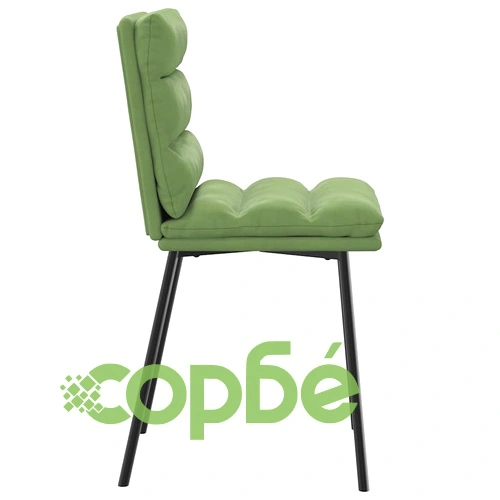 Трапезни столове от кадифе, комплект 4 бр, светлозелени, 45 x 54 x 83 см ➤ топ цена ➤ sorbe.bg