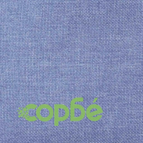 Комплект от 6 Трапезни Стола с Дънково Син Текстил и Дървена Рамка ➤ топ цена ➤ sorbe.bg