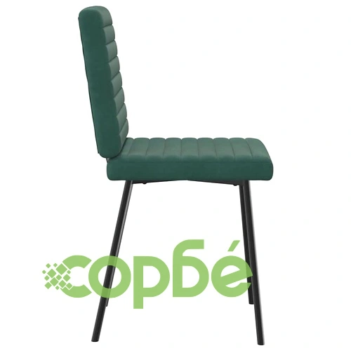 Луксозни Трапезни Столове от Кадифе, 6 бр., Тъмнозелени, Размери 45x54x83 см ➤ топ цена ➤ sorbe.bg