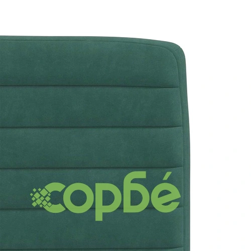 Луксозни Трапезни Столове от Кадифе, 6 бр., Тъмнозелени, Размери 45x54x83 см ➤ топ цена ➤ sorbe.bg