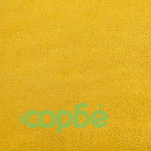 Трапезни столове от кадифе, комплект 6 броя, жълти, с метална рамка ➤ топ цена ➤ sorbe.bg