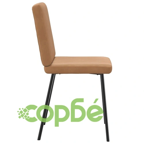 Луксозни Трапезни Столове от Кафяво Кадифе, Комплект от 6 бр. ➤ топ цена ➤ sorbe.bg