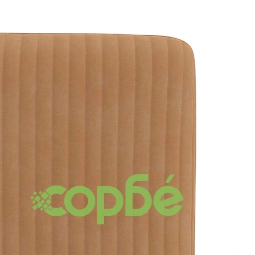 Луксозни Трапезни Столове от Кафяво Кадифе, Комплект от 6 бр. ➤ топ цена ➤ sorbe.bg