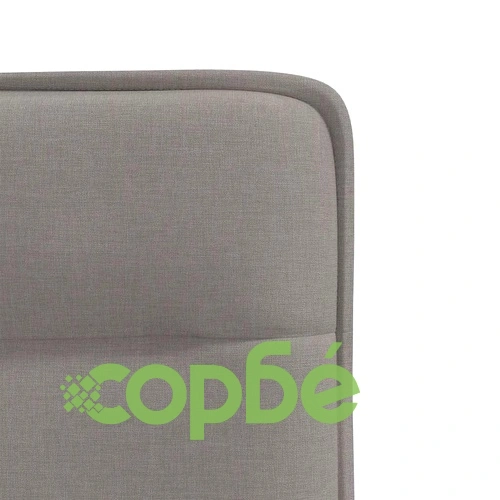 Трапезни столове, 6 бр, таупе, полиестерен плат с метална рамка ➤ топ цена ➤ sorbe.bg