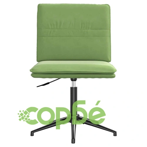 Луксозни трапезни столове от кадифе, 4 бр., светлозелени, регулируема височина ➤ топ цена ➤ sorbe.bg