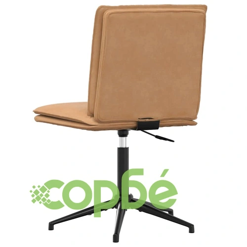 Трапезни столове, 4 бр, кафяви, кадифе ➤ топ цена ➤ sorbe.bg