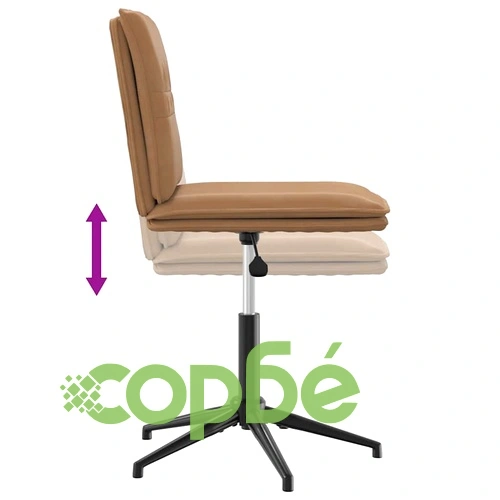 Трапезни столове, 4 бр, кафяви, кадифе ➤ топ цена ➤ sorbe.bg