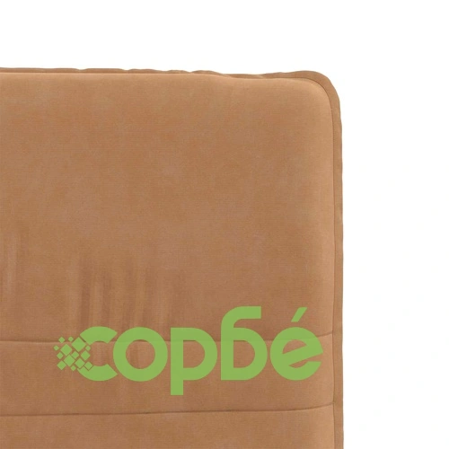 Трапезни столове, 4 бр, кафяви, кадифе ➤ топ цена ➤ sorbe.bg