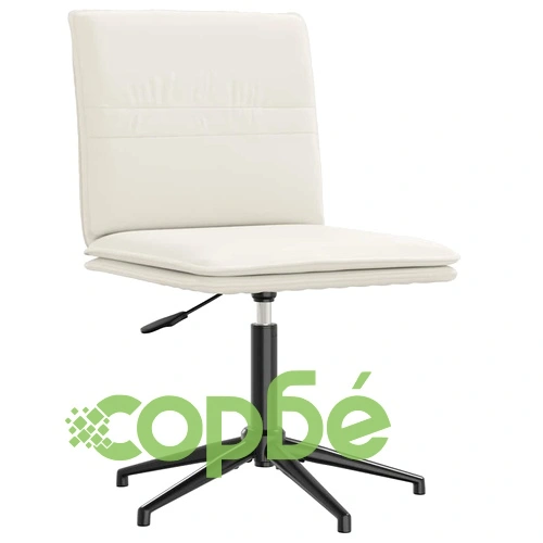 Луксозни Трапезни Столове от Кадифе, Комплект 4 бр., Кремави, Регулируема Височина ➤ топ цена ➤ sorbe.bg