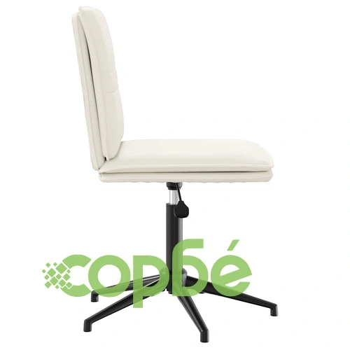 Луксозни Трапезни Столове от Кадифе, Комплект 4 бр., Кремави, Регулируема Височина ➤ топ цена ➤ sorbe.bg