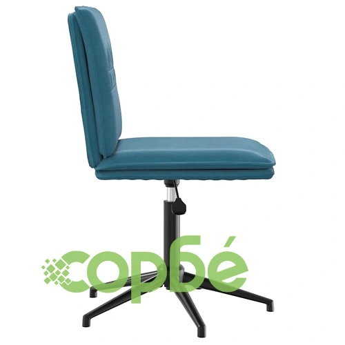 Луксозни Трапезни Столове от Синьо Кадифе, Комплект от 4 броя, Регулируема Височина ➤ топ цена ➤ sorbe.bg