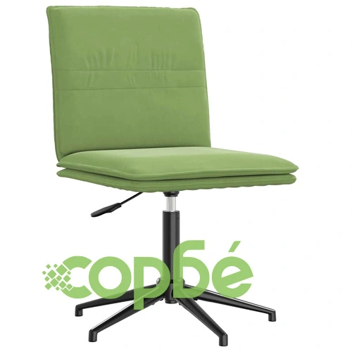 Луксозни Трапезни Столове от Кадифе, 6 бр, Светлозелени, Регулируема Височина ➤ топ цена ➤ sorbe.bg