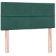 Box Spring легло с матрак от кадифе, тъмнозелено, 80x210 cm