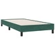 Луксозно Box Spring Легло с Матрак 80x210 cm - Тъмнозелено Кадифе