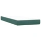 Луксозно Box Spring Легло с Матрак 80x210 cm - Тъмнозелено Кадифе