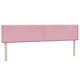 Box Spring легло с матраци Розово 180x210 cm Кадифе