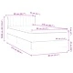 Луксозно Box Spring легло с матрак от кадифе, тъмнозелено, 80x210 см