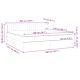 Луксозно Box Spring легло с матраци от кадифе - Тъмно зелено 200x210 cm