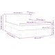 Боксспринг легло с матрак кадифе тъмносиньо 160x210 см с регулируема табла