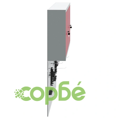 6-членен Комплект за Съхранение на Инструменти с Метална Кабина и Стенен Пегборд - Червен ➤ топ цена ➤ sorbe.bg