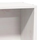 Легло от масивен бор с етажерка за книги, 100x200 см, без матрак