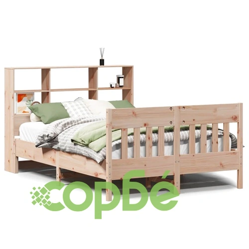 Рамка за легло от масивна чамова дървесина, 120x190 см, с отделения за съхранение ➤ топ цена ➤ sorbe.bg