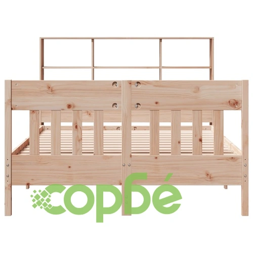Рамка за легло от масивна чамова дървесина, 120x190 см, с отделения за съхранение ➤ топ цена ➤ sorbe.bg