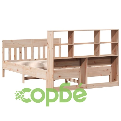 Рамка за легло от масивна чамова дървесина, 120x190 см, с отделения за съхранение ➤ топ цена ➤ sorbe.bg