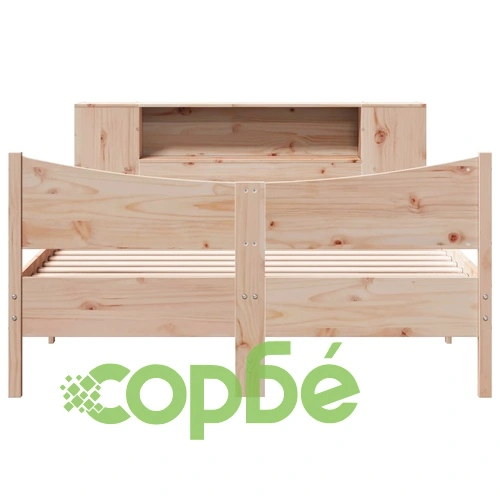 Рамка за легло от масивна чамова дървесина, 140x190 см, със зона за съхранение ➤ топ цена ➤ sorbe.bg