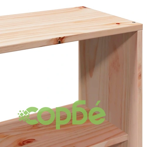 Рамка за легло от масивна чамова дървесина 120x200 см с отделения за съхранение ➤ топ цена ➤ sorbe.bg