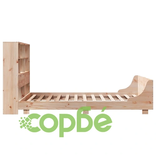 Рамка за легло от масивна чамова дървесина 120x200 см с отделения за съхранение ➤ топ цена ➤ sorbe.bg