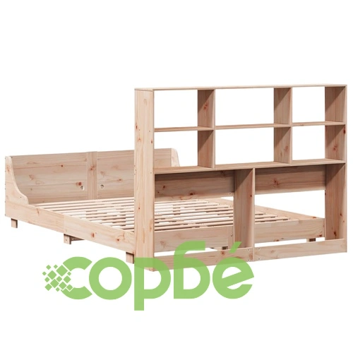 Рамка за легло от масивна чамова дървесина 120x200 см с отделения за съхранение ➤ топ цена ➤ sorbe.bg