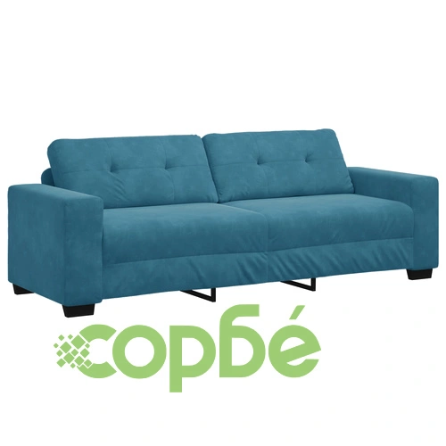 Комплект от 2 дивана в цвят вино червено, с полиестерна тапицерия и пяна, среден размер ➤ топ цена ➤ sorbe.bg