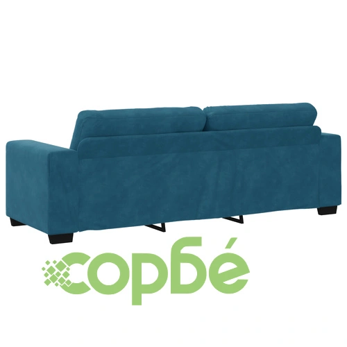 Комплект от 2 дивана в цвят вино червено, с полиестерна тапицерия и пяна, среден размер ➤ топ цена ➤ sorbe.bg